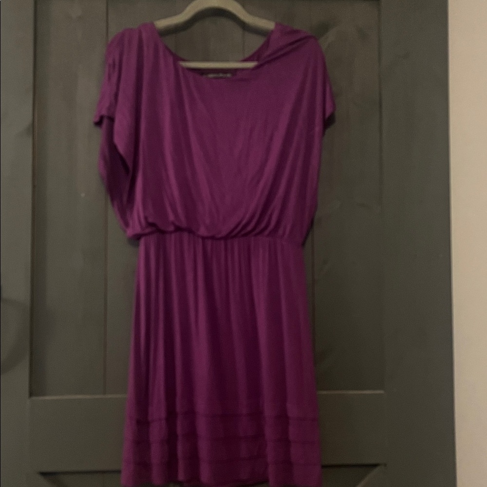 Purple Midi Dress